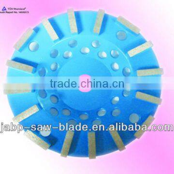 Abrasive wheel for concrete wall