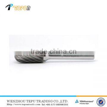 Titan-Coated Cylindrical Radius Polishing Tungsten Carbide End Bur Cutting Tools