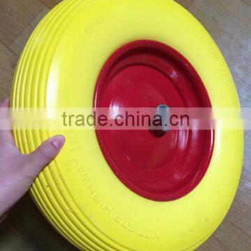 China Supplier Wheel Barrow Hand Cart Tyre and pu Wheel photo-2