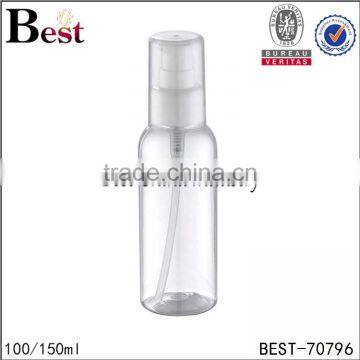 Cosmetic Packaging Skin Care Lotion 100ml Pet Bottle Round Shoulder Pump 100ml Plastic Bottle China Suppliers Wholesale photo-2