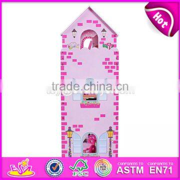 New Design Pretend Play Miniature Wooden Toy Doll House for Kids W06A228 photo-2