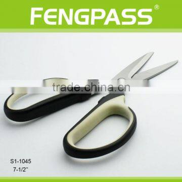 S1-1045 7.5" 2Cr13 Stainless Steel Blade With PP+TPR Plastic Handle Plastic Scissor photo-3