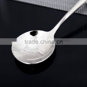 LFGB Stainless Steel Kitchen Utensil Korea Round Spoon HT62 photo-6