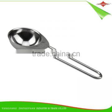 ZY-L1015 High Quality 5pcs 18-0 Stainless Steel Measuring Spoon Set With Metal Ring