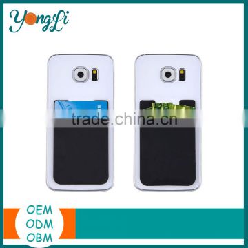 3M Adhesive Cell Phone Holder for Any Smartphone Waterproof Silicone Coin Credit Card Wallets