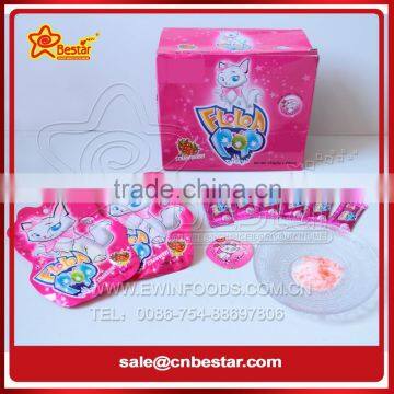 Lovely Cat Strawberry Popping Candy With Interesting Sticker