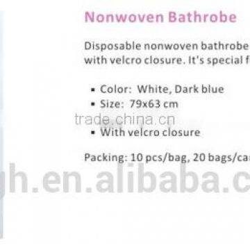 Disposabel Nonwoven Bathrobe with strong elastic