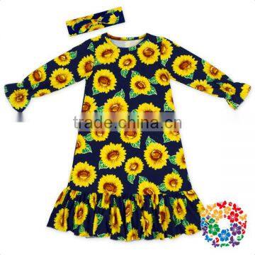 Fire Balloon Styles Long One Piece Shirt Dress Girl Daily Wear Dress Birthday Dress 1 Year Old Girl photo-2