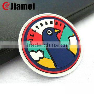 OEM/ODM clothing rubber badge heat transfer silicone patch