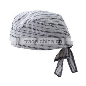 Stripe cotton chef hat