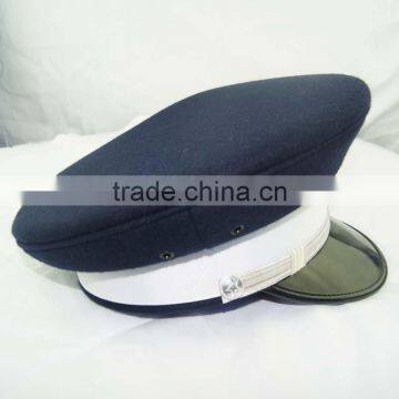 Custom Indian Security Cap Airline Pilot Cap Military Army Peaked Cap photo-4