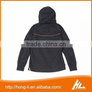 Custom 100% Polyester Woven Long Winter Wind Breaker Jacket photo-4