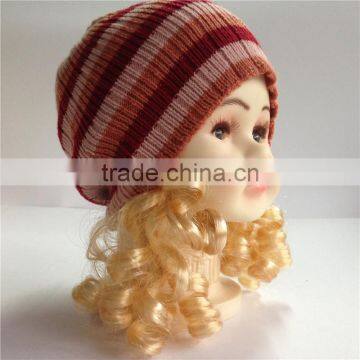 New Acrylic Lovely Girl's Knitted Kids Baby Hats Factory photo-5