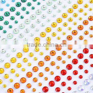 Custom Popular Wholesale Self Adhesive Crystal Sticker Sheet for Car photo-4
