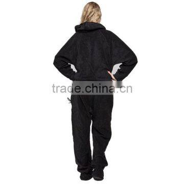 Wholesale Zipper Thick Flannel Soft XXL Hoodie Footless Onesie photo-4
