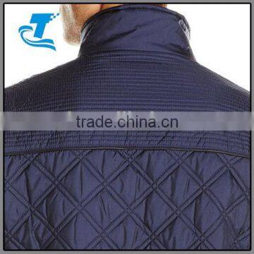 Stylish Warm Men's Four-Pocket Quilted Jacket photo-5