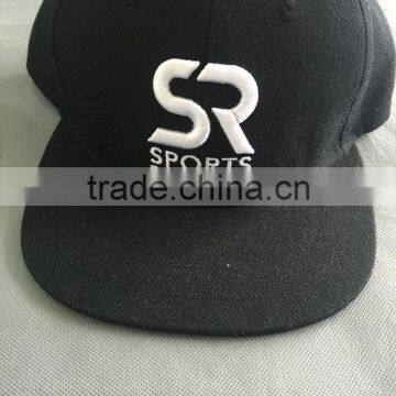 Custom High Quality 3D Embroidery logo 100% Cotton 6 Panels Snapback Cap