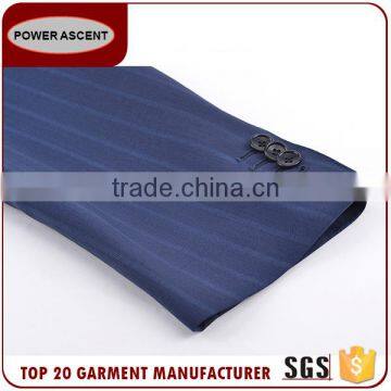 Best Brand Chinese Factory Custom Design Men'S Slim Fit Stripped Suit For Men photo-5