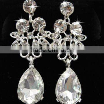 Zm33254a Beautiful Women Drop Earrings Simple Bridal Necklace Jewelry Set photo-3