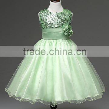 2017 Girl Dress Sequins Pageant Party Baby Kids Clothing Flower Baby Girl Christening Gowns For Princess Toddler Girls Clothes photo-6