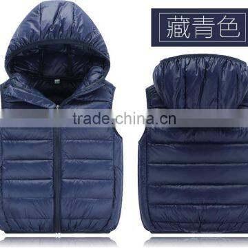 Wholesale Customize Cheap Kids Children Winter Down Vests and Clothes