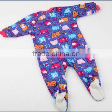 Lovely Baby Long Sleeve Pajamas With Feet photo-3