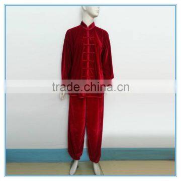 Factory Price Wholesale OEM Unisex Winter Warmth Tai Chi Kongfu Uniform Suit Art Uniform Chinese Kongfu Uniform photo-2