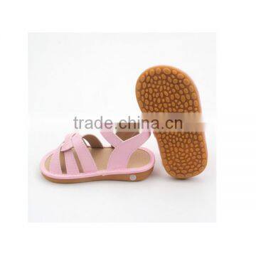Mix 3 Colors Shoes Wholesale Genuine Leather Baby Gladiator Sandals photo-4