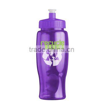 USA Made 27 oz Transparent Sports Bottle With Push And Pull Cap - BPA/BPS-free, FDA Compliant and Comes With Your Logo photo-2