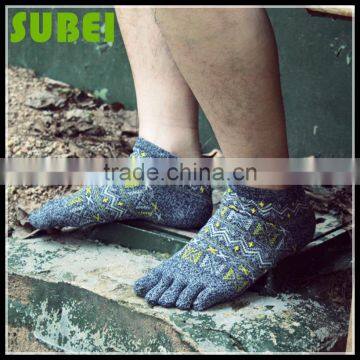 The Newest Personality Five Fingers Socks,Bohemia Pure Cotton Comfortable Toe Socks photo-3