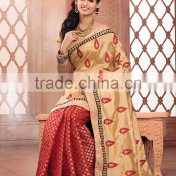 Embellished Chanderi Designer Silk Sarees Collections