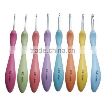 High Quality At Random 16.5cm Plastic Aluminum Crochet Hooks