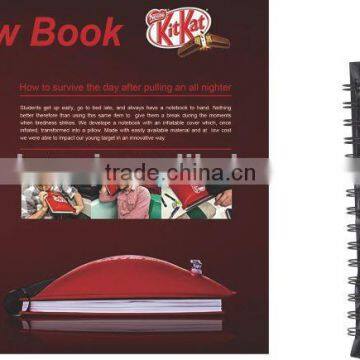 pillow notebook