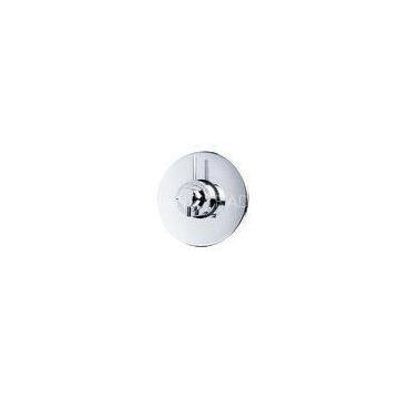 Low Water Pressure Concealed Thermostatic Shower Valve With Round Plate Cover