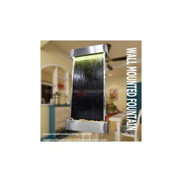 wall mounted fountain stone fountain marble fountain glass fountain wall decor water wall indoor waterfall fountain