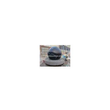 rolling ball fountain with round base