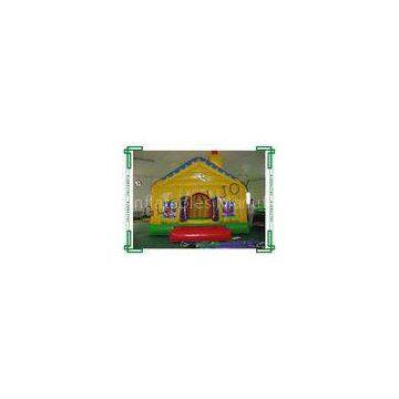 Yellow Bee Theme Inflatable Bouncy House 0.55mm PVC Tarpaulin