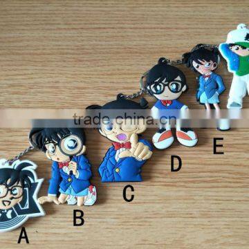 Japanese Cartoon Detective Conan Decorative Toy Pendant Anime Keychain 6 Designs Can Choose