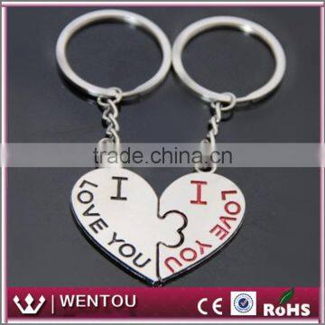 Wholesale Customed Logo Heart Lover Keychain