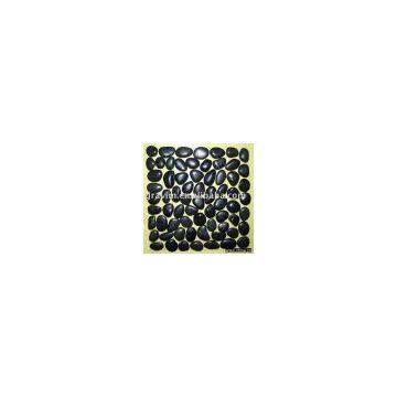 Black Pebble Tile,Natural Pebble Tile,Stone Tile