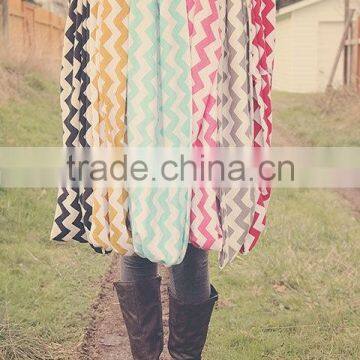 Newest Design Bulk Wholesale Beautiful Sales Promotion Cheap Price Knitted Chevorn Scarves 100% Cotton Winter Scarf