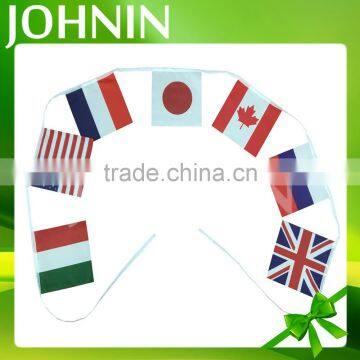 Whosale decorate country string flags