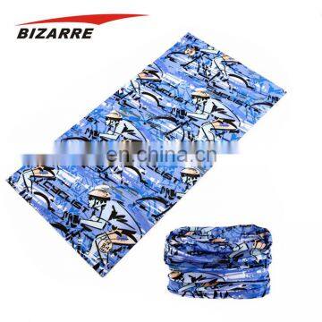 Low Cost Custom Neck Scarf Printed Fashionable Polyester Scarf For Unisex