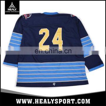 Top Brand Canada Popular Stripe Design ADMIRALS Game Hockey Jersey photo-2