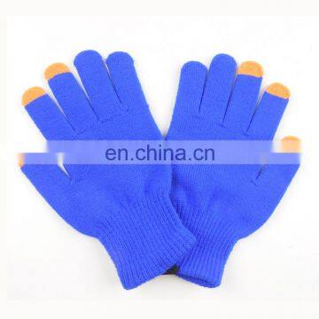 TOROS Winter High Quality Many Colors Knitted Magic Acrylic Touch Screen Glove photo-3