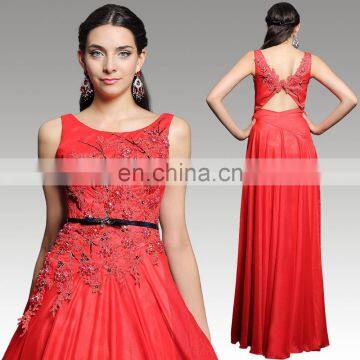 lusciousness High quality red bridal dress