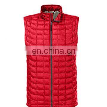 Waterproof Cover Wine Red Duck Down Vest for Woman photo-2