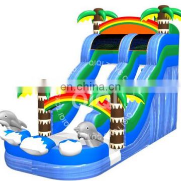 Inflatable water slide jungle inflatable slide for kids giant water slides for sale