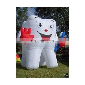 2017 Hot sale inflatable tooth, giant inflatable toothbrush, inflatable tooth balloon for advertising