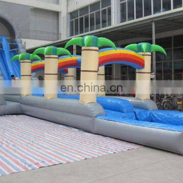 High quality and cheap giant coconut palm water slide with pool WS040